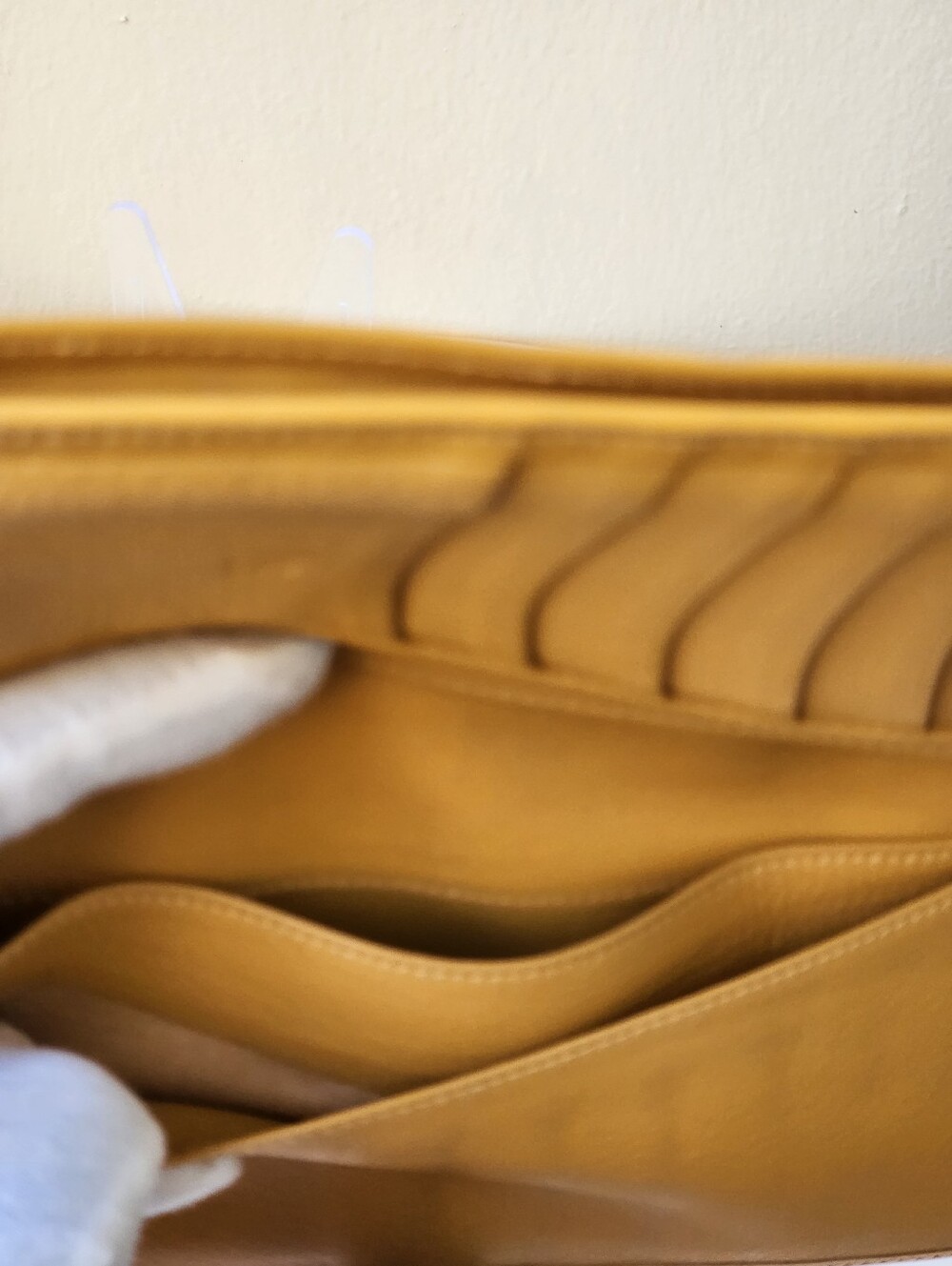 Loewe Madrid Vintage Mustard Yellow Leather Continental Wallet With Box, Dustbag - Picture 9 of 15